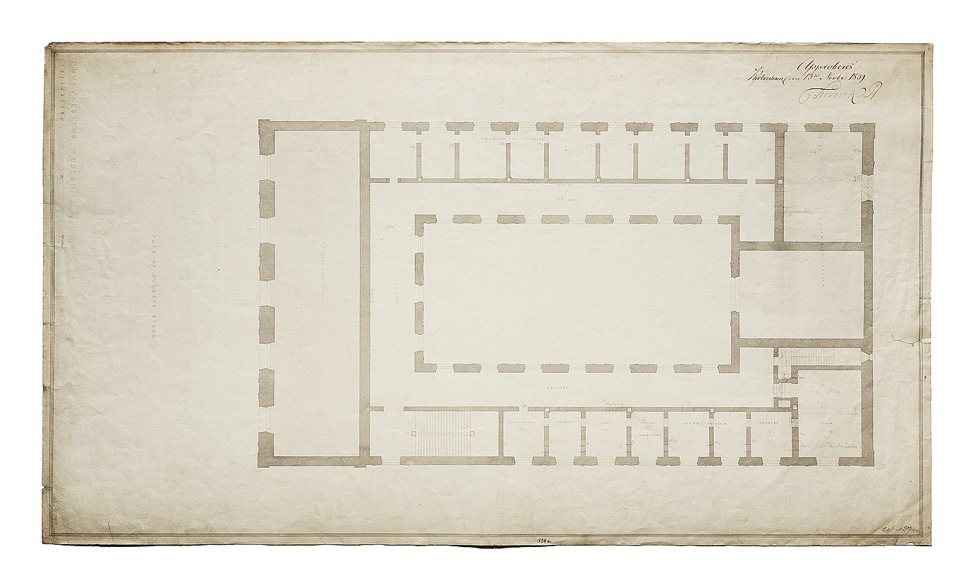 Thorvaldsens Museum, plan af første sal