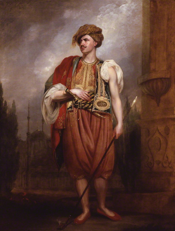 Sir William Beechey: Portæt af Thomas Hope i tyrkisk dragt, 1798