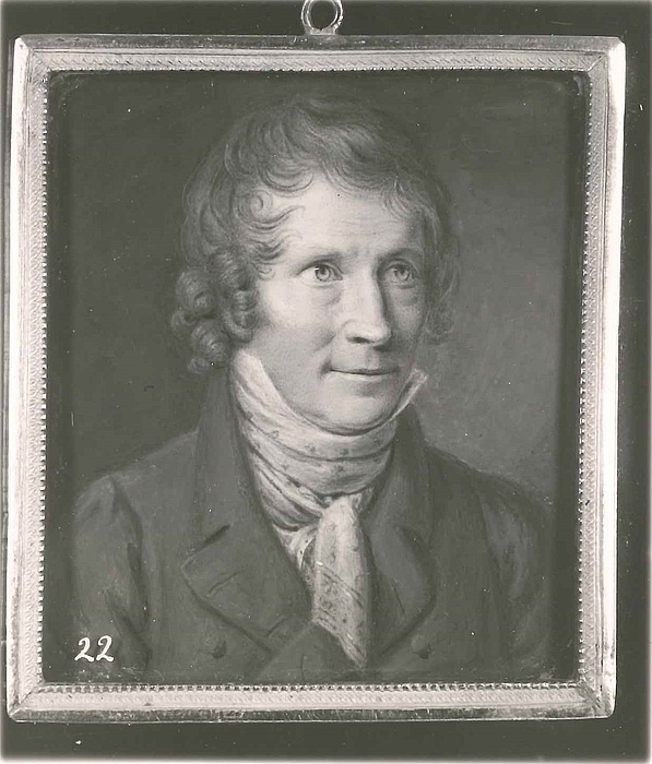 Christian Horneman: Portræt af Thorvaldsen, 1820
