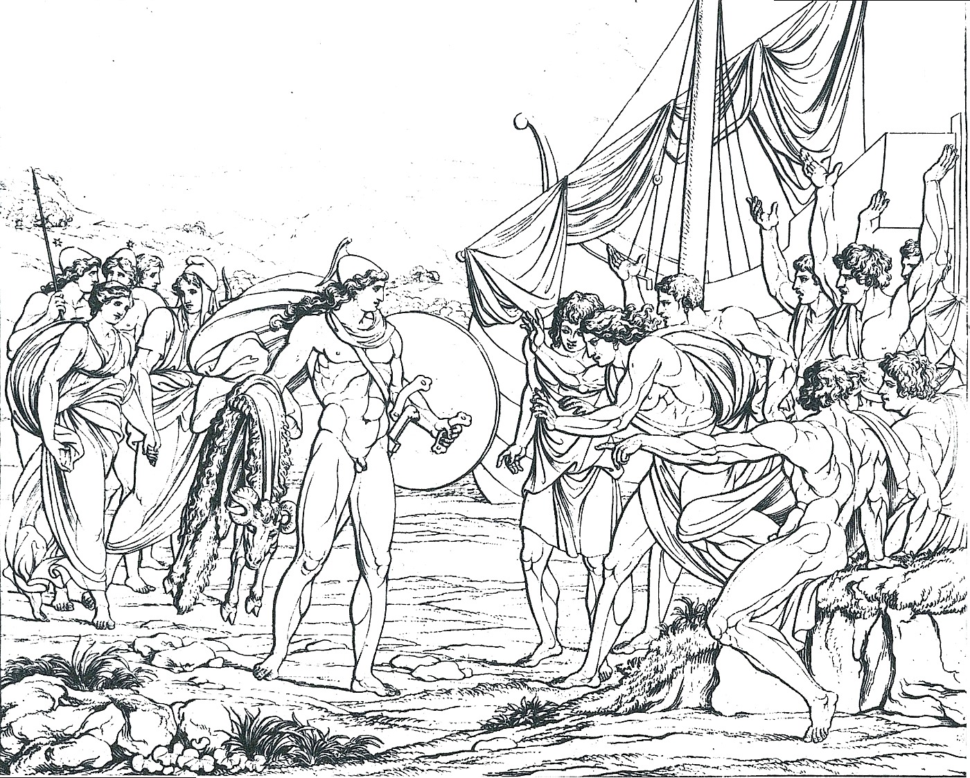 A. J. Carstens: Jason med det gyldne skind, 1797
