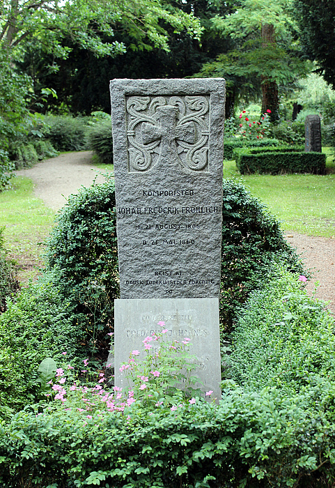 J.F. Frøhlich, gravsted