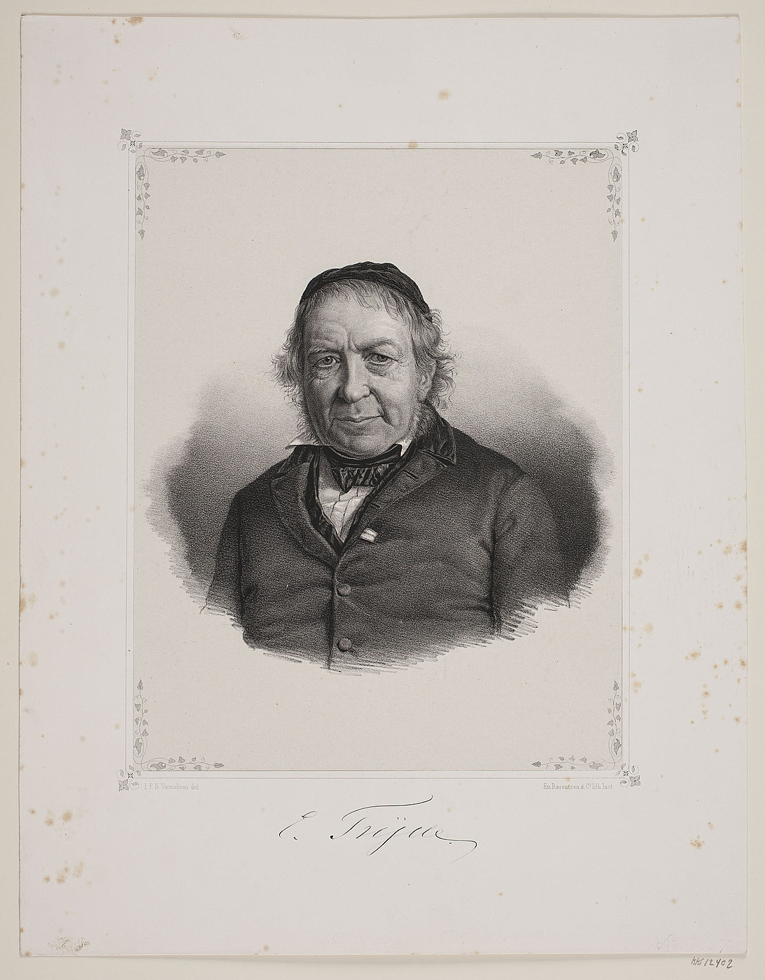 Ubekendt efter Frederik Vermehren: E.C. Tryde, 1840erne
