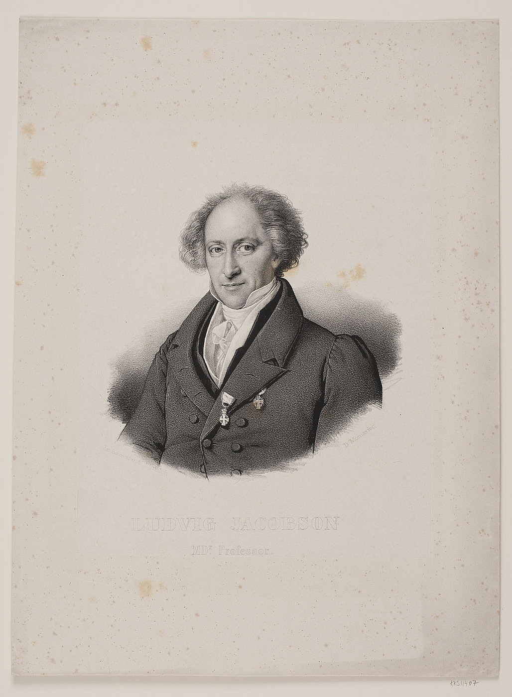 David Monies efter forlæg af C.A. Jensen: Ludvig Jacobson, 1839-40