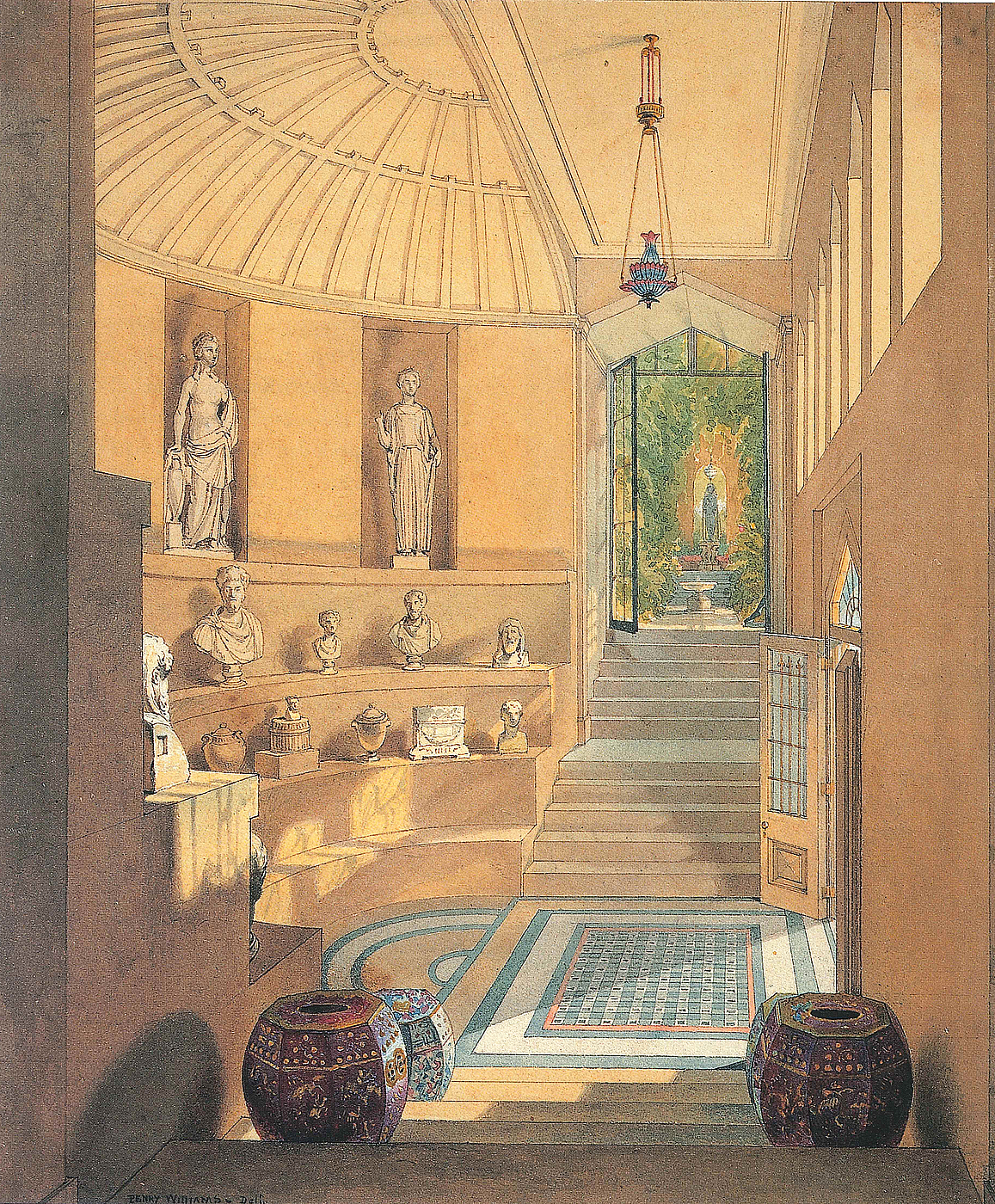 Penry Williams: Amfiteatret på The Deepdene, 1826