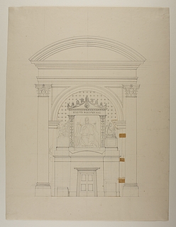 Bertel Thorvaldsen: Monument over Pius 7.'s gravmæle, ca. 1824-25 - Copyright tilhører Thorvaldsens Museum