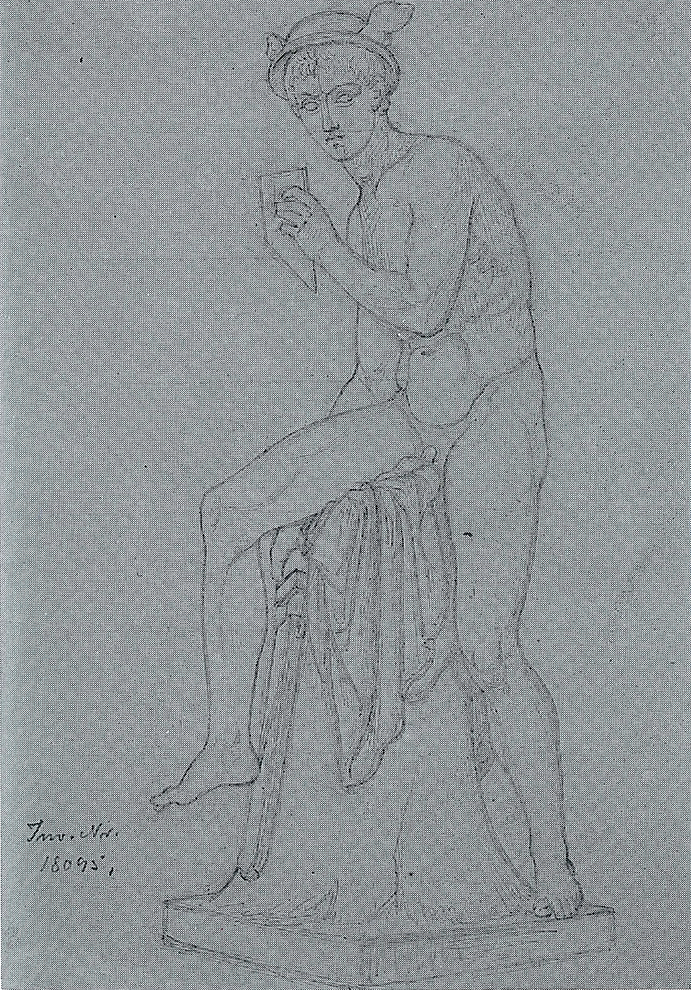 Constantin Hansen: Merkur. Efter Thorvaldsens skulptur, ca. 1828