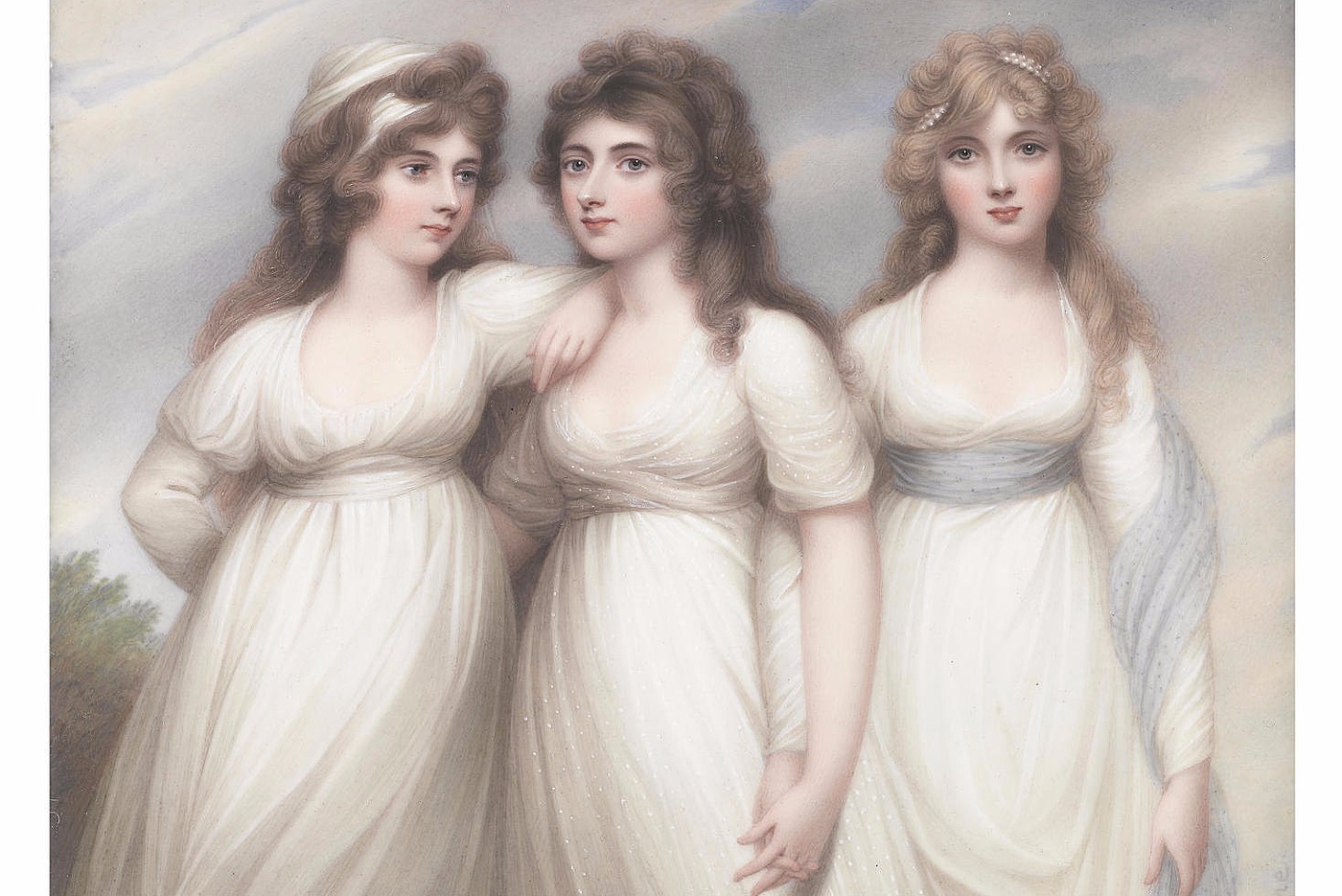 Henry Bone: The Three Graces, The Ladies Rushout, 1809