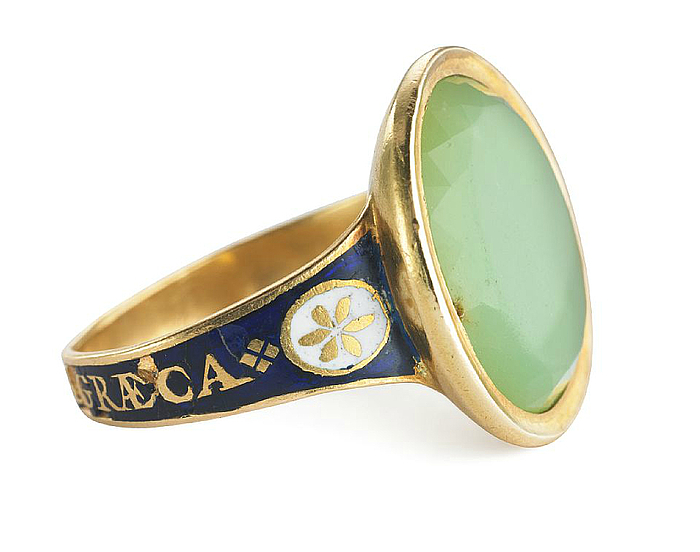 Ring af guld sandsynligvis Thorvaldsens