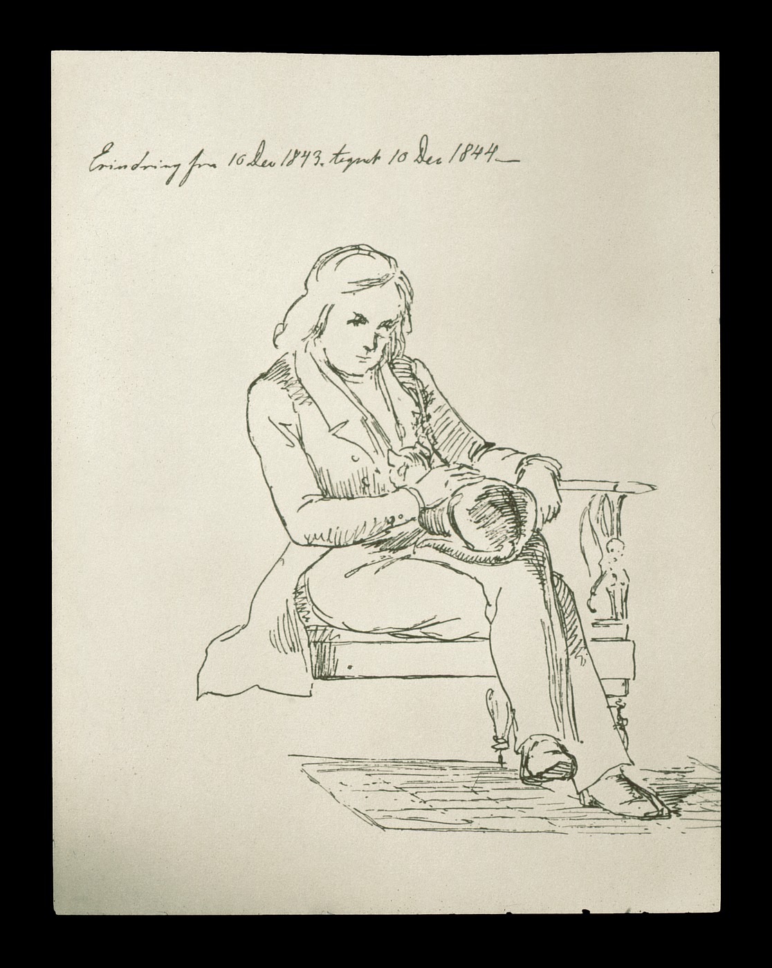 Johan Thomas Lundbye: Bertel Thorvaldsen, 1844