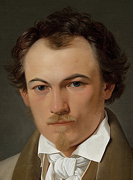 Ditlev Blunck: Portræt af teatermaler Troels Lund, 1831