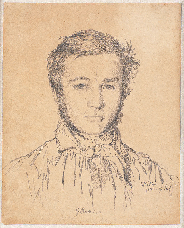 Christen Købke: Portræt af Jørgen Roed, 1837