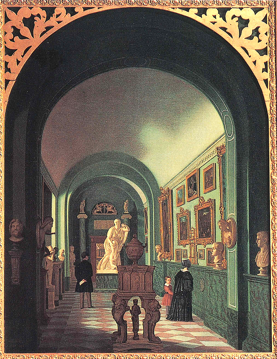 Johan Gustaf Köhler Inre galleriet 1844