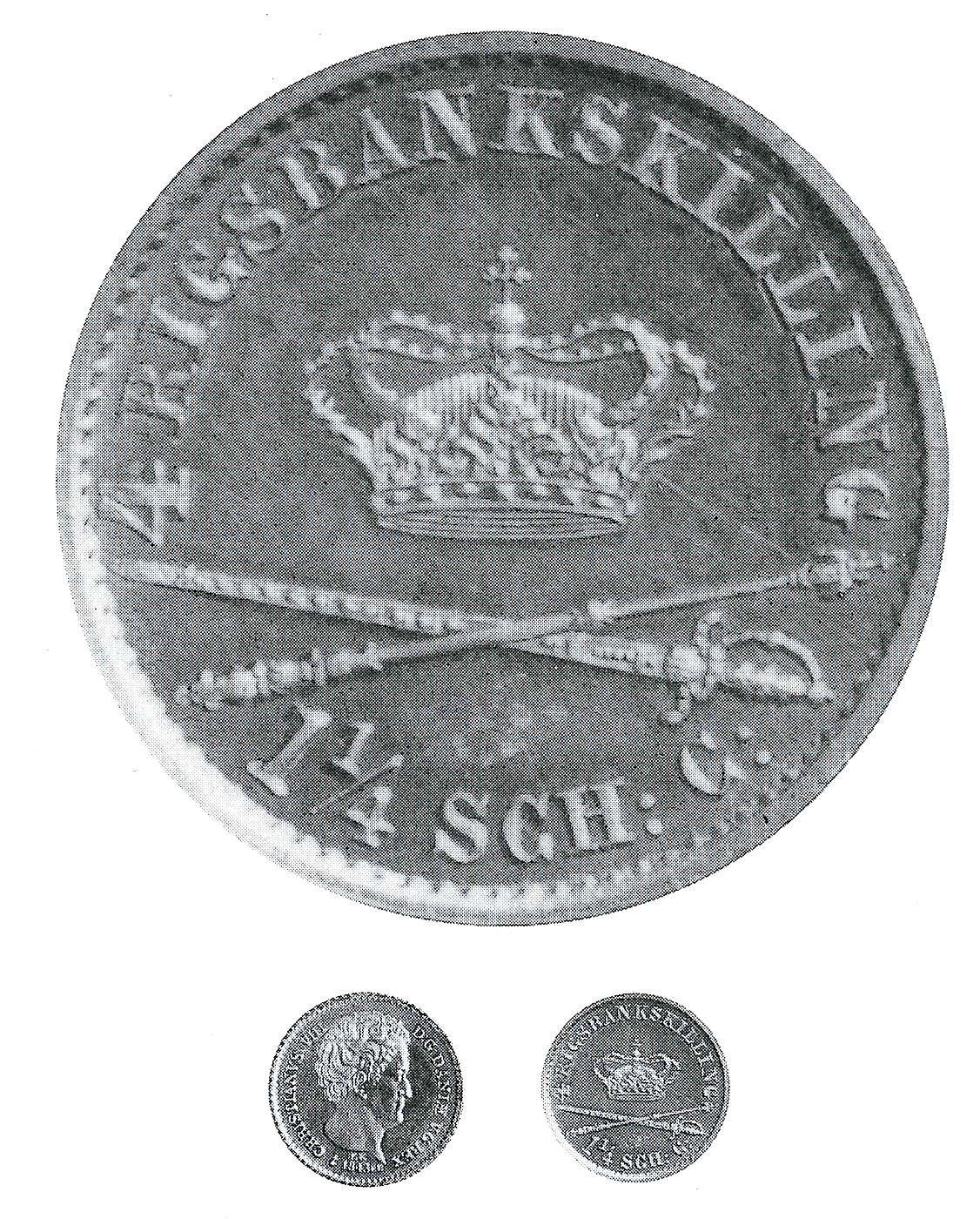 Sølvmønt fra Christian 8.'s tid