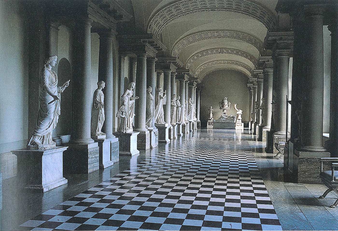 Store galleriet i Kongl. Museum/Gustav III's Antikmuseum efter rekonstruktionen 1992