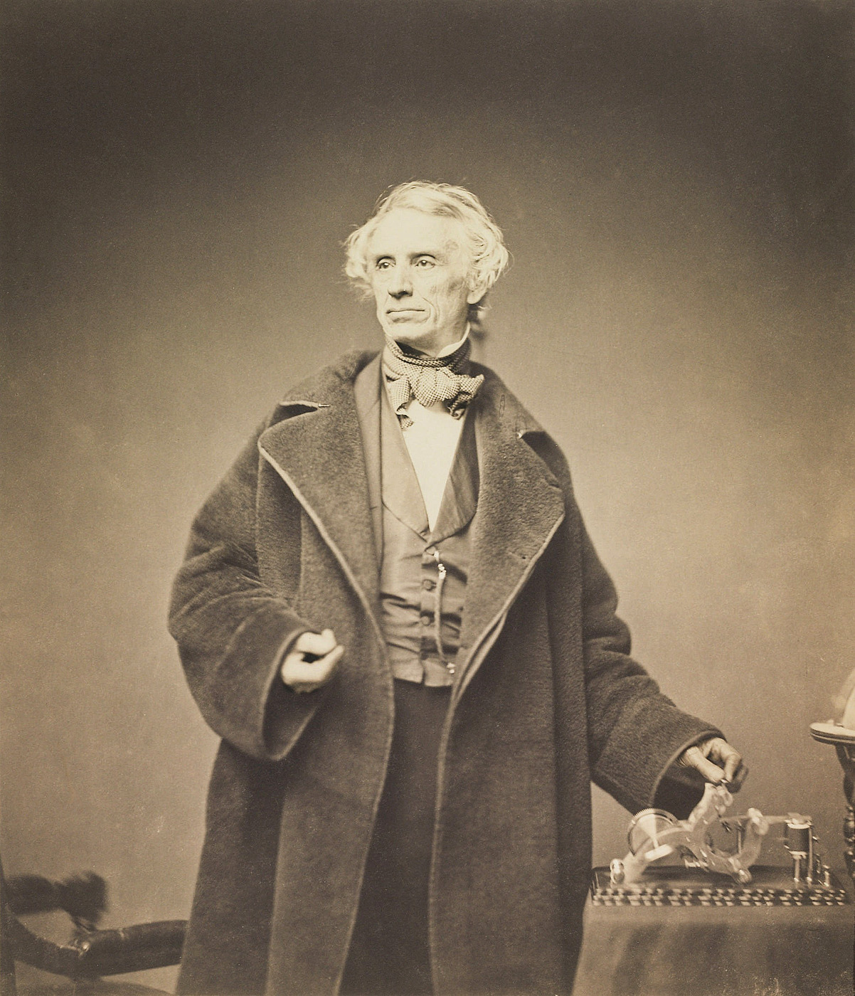 Mathew Brady: Samuel Morse with his Recorder