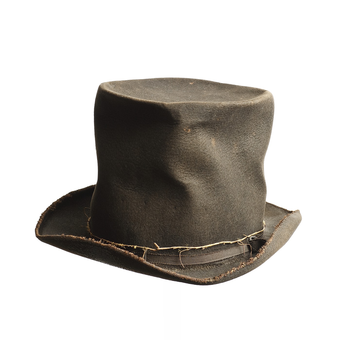 Thorvaldsens høje hat, båret ved hjemkomsten til København 17.9.1838