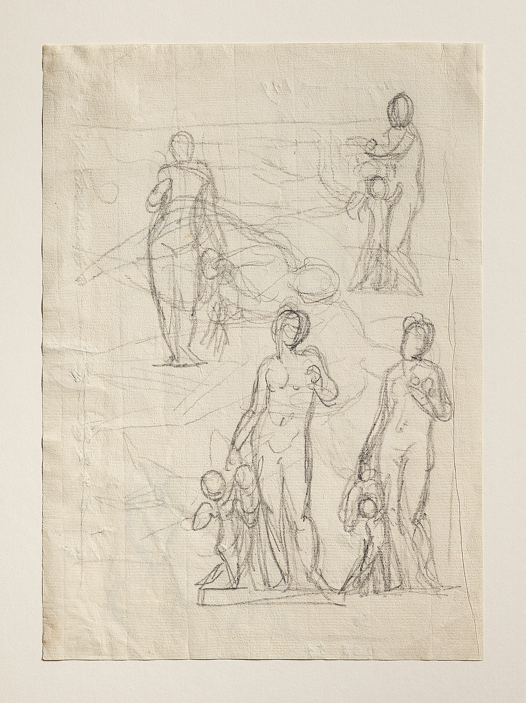 Venus og Amor. Amors pile smedes i Vulkans værksted