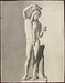Modeltegning efter Thorvaldsen, J.L. Lund, Danmarks Kunstbibliotek, inv.nr. 439c