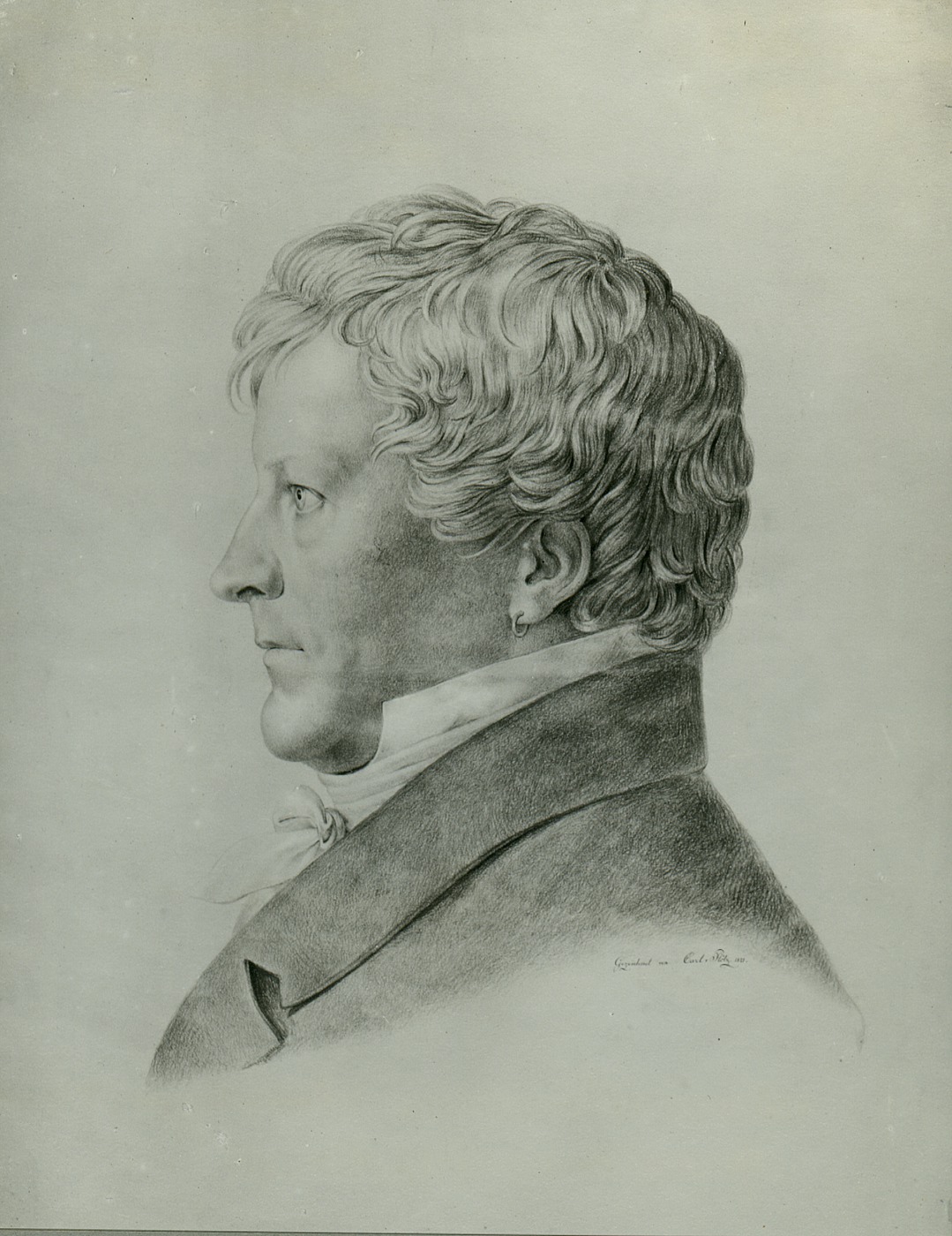 Carl Ludwig von Plötz: Bertel Thorvaldsen, 1821