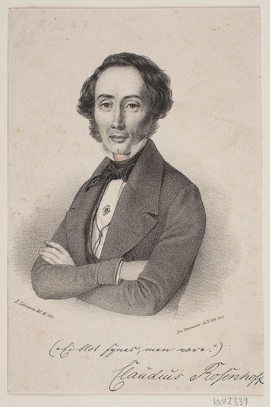 Edvard Lehmann: C.F. Rosenhoff, 1842
