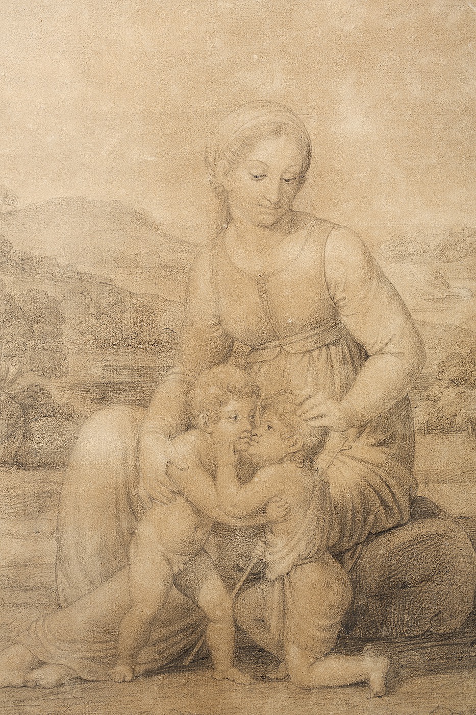 Bertel Thorvaldsen: Maria med Jesus og Johannes, 1808