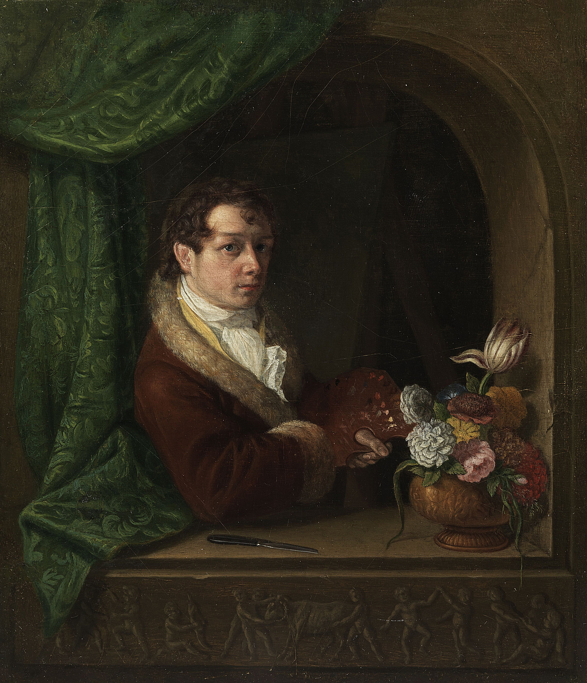 Franz Ludwig Catel: Selvportræt, c. 1810