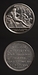Accademia Tiberinas medalje til Thorvaldsen, forside: Tiberflodens Gud og Romulus og Remus som dier ulvinden. Medalje bagside: Indskrift