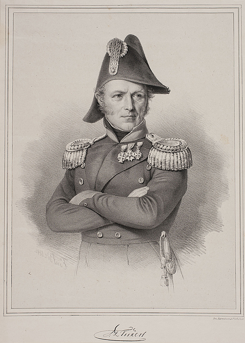 Em. Bærentzen: Søren Ludvig Tuxen, 1842