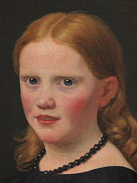 C.W. Eckersberg: Kunstnerens datter Emilie, 1827, udsnit