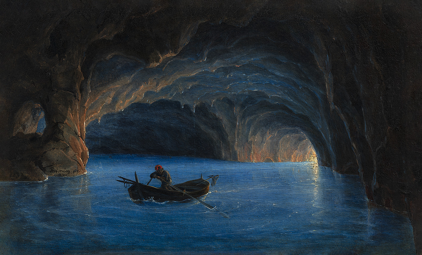 Den blå grotte på Capri