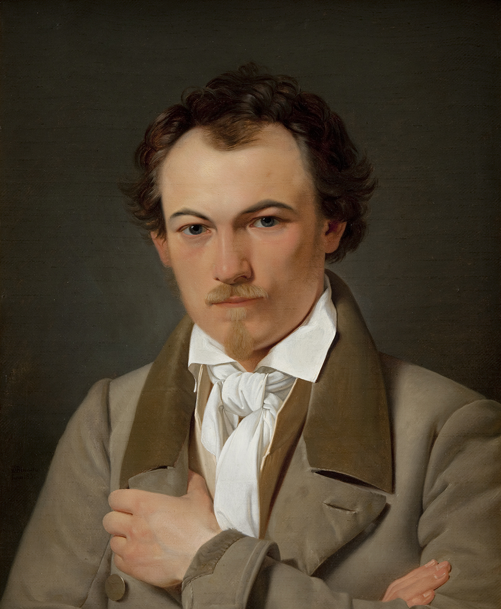 Ditlev Blunck: Portræt af teatermaler Troels Lund, 1831