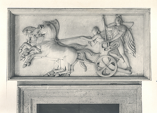 Alexander den Store på sin vogn, Palazzo Giraud-Torlonia, Rom; foto 1929.