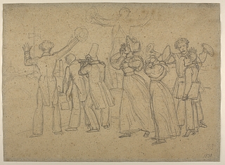 Tilskuere til Thorvaldsens hjemkomst 17. september 1838