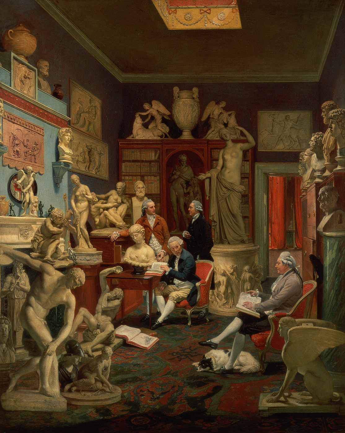 Johann Zoffany: Charles Townley and his Friends in the Park Street Gallery, Westminster, 1783