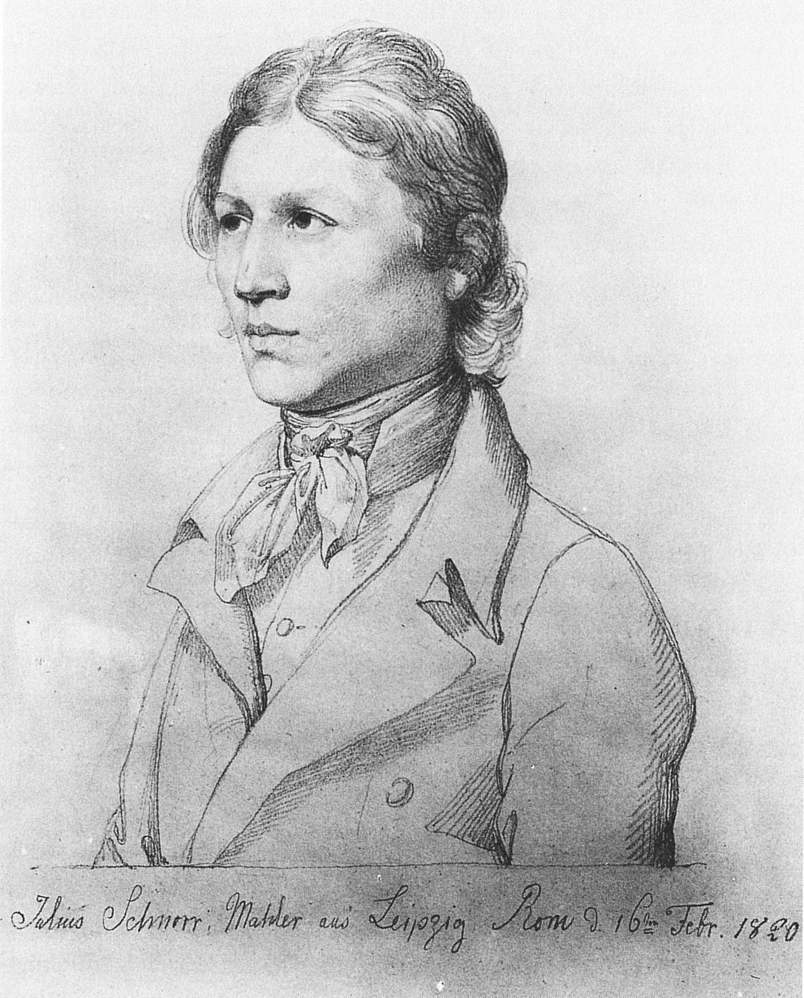 Julius Schnorr von Carolsfeld: Selvportræt, 1820