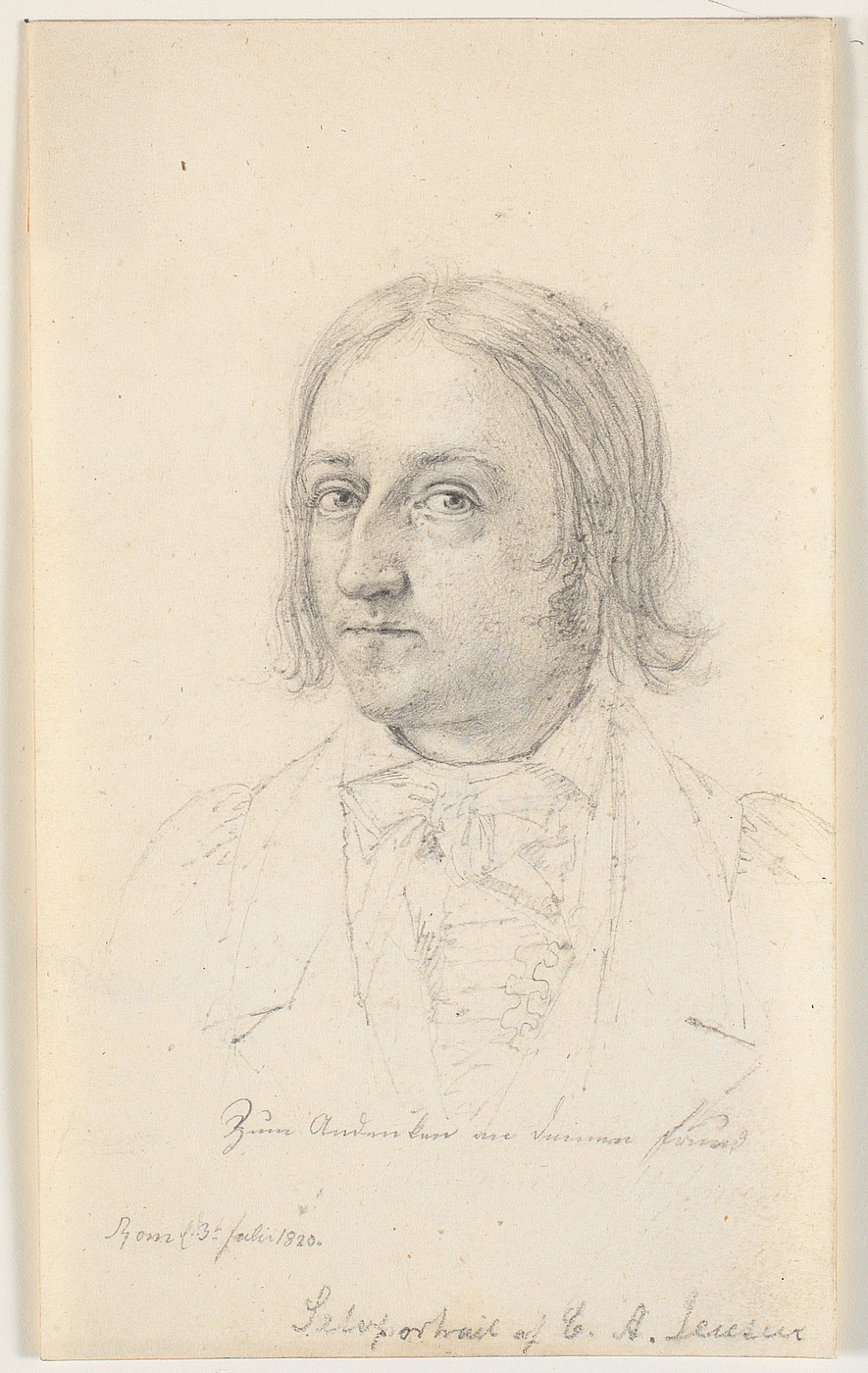 C.A. Jensen: Selvportræt, 1820