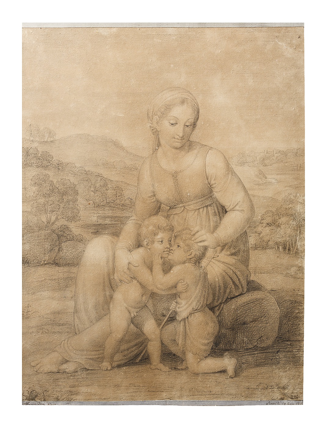 Bertel Thorvaldsen: Maria med Jesus og Johannes, 1808