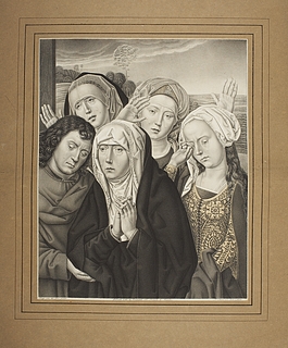 De sørgende ved graven