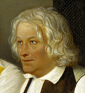 Bertel Thorvaldsen, age 67, painted by Ditlev Blunck