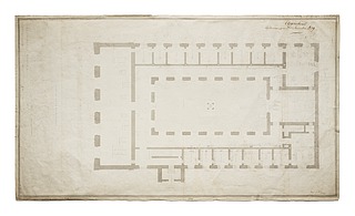 Thorvaldsens Museum, plan af stuen - Copyright tilhører Thorvaldsens Museum