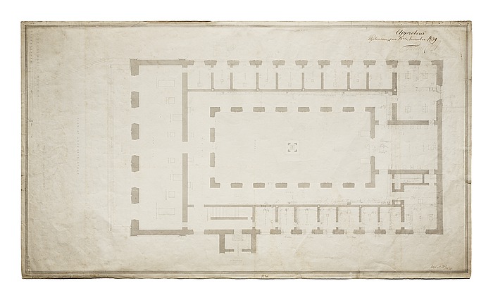 Thorvaldsens Museum, Ground Floor Plan D1599 - Thorvaldsensmuseum