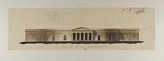 Badeanstalt, opstalt af facade