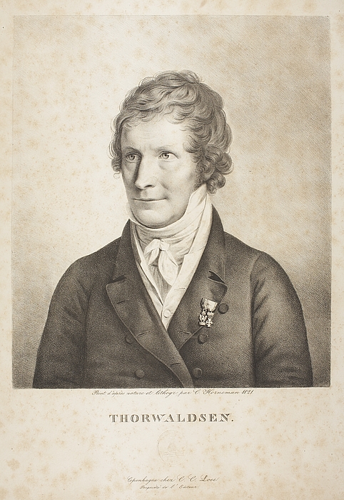 Portræt af Thorvaldsen