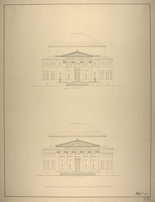 Museum to Thorvaldsen, Project Suggesting to Use the Uncompleted ...