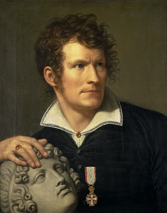 Portræt af Thorvaldsen