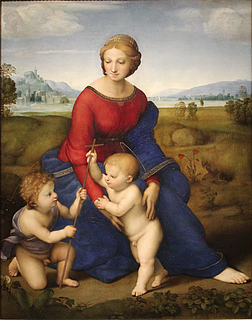 Raffaello Sanzio: Madonna del Prato, 1505-06 (Copyright tilhører Thorvaldsens Museum)