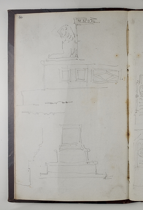 Opstillingsforlag for monument over Friedrich Schiller (?)