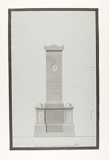 Gravmæle over Nicolai Abildgaard (?), opstalt