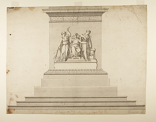 Monument over Christian 6. til Christiansborg Ridebane