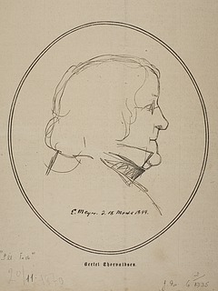 Portræt af Thorvaldsen